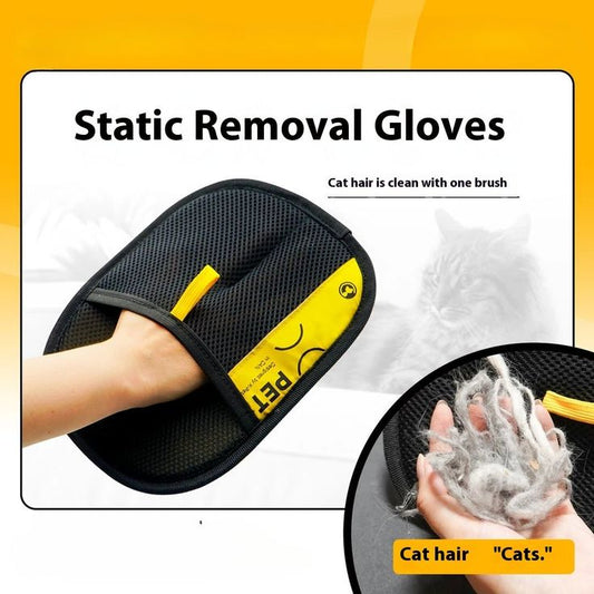 Static  Pet Hair Removal Gloves